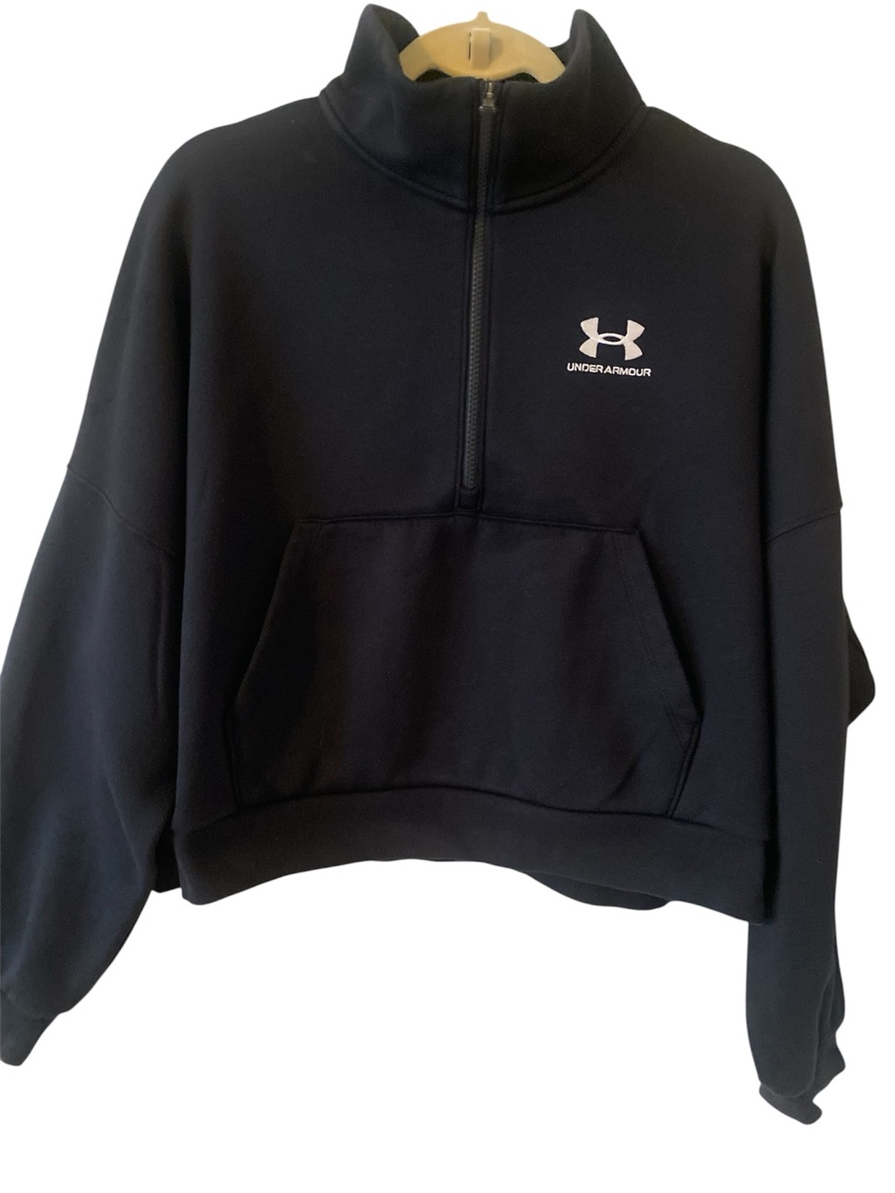 Under Armour Women’s Black Half-Zip Fleece Sweatshirt